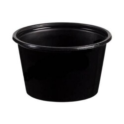 Plastik Siyah Sos Kabı 100 cc 1000 Adet - 2