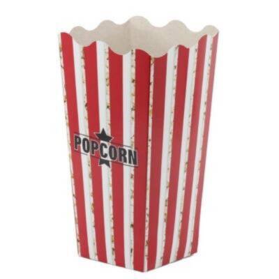 Popcorn Kutusu Kırmızı Beyaz Çizgili Küçük - 2