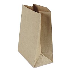 Sapsız Kraft Taşıma Torbası 18x24x8 cm - AMBALAJ MAĞAZASI