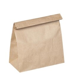 Sapsız Kraft Taşıma Torbası 22x28x11 cm - AMBALAJ MAĞAZASI