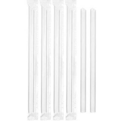 Şeffaf Frozen Pipet Jelatin Sargılı 8mm x 22 cm - 1