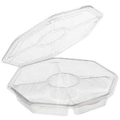 Sekizgen 5 Bölmeli Kap 175 Adet - 1