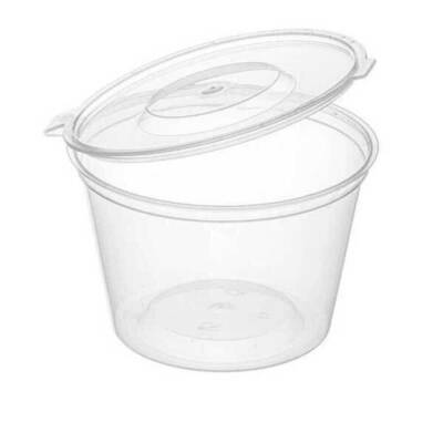 Sert Plastik Kapaklı Sos Kabı 120 cc 500 Adet - 2