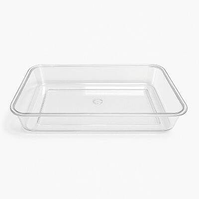 Sert Plastik Sunum Tepsisi Büyük - 1