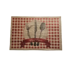 Tepsi Kağıdı 27x40 cm Çatal Kaşık Desenli Kraft 500'lü paket - 1