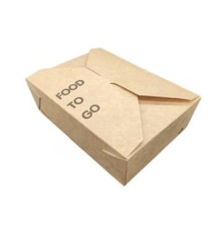 Yemek Kutusu Lunch Box 15x21x6,5 cm 200 Adet - AMBALAJ MAĞAZASI